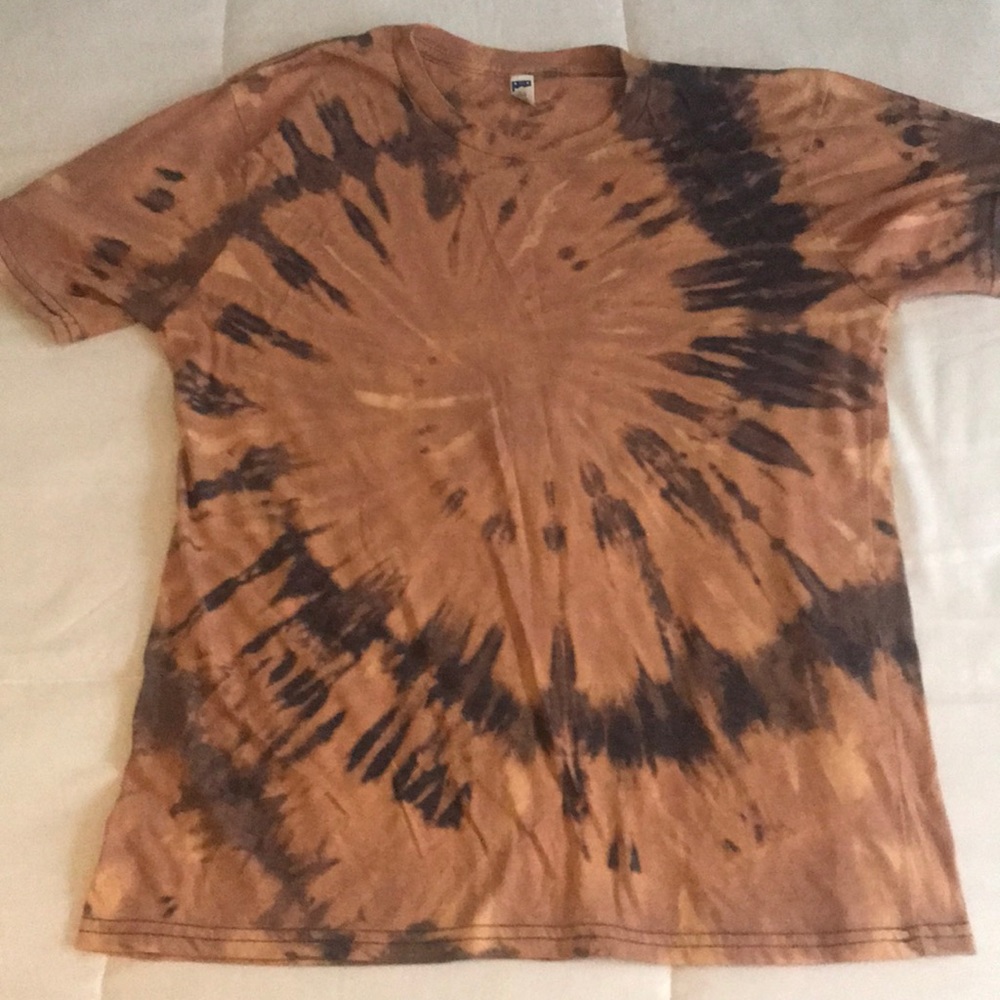 Tie Dye | Burned orange and brown T-Shirt
